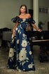 Moonlight Blossom Top Blue